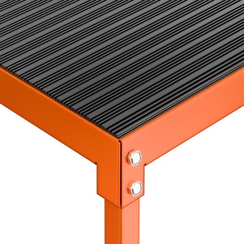 Plyometric Jumping Box,24"Metal Plyo Box,Plyometric Platform with Non-slip rubber layer,Step Up Box for Workout for HIIT,MMA,Crossfit,Exercise,Fitness,Strength training,Exercise,Multiple Sizes