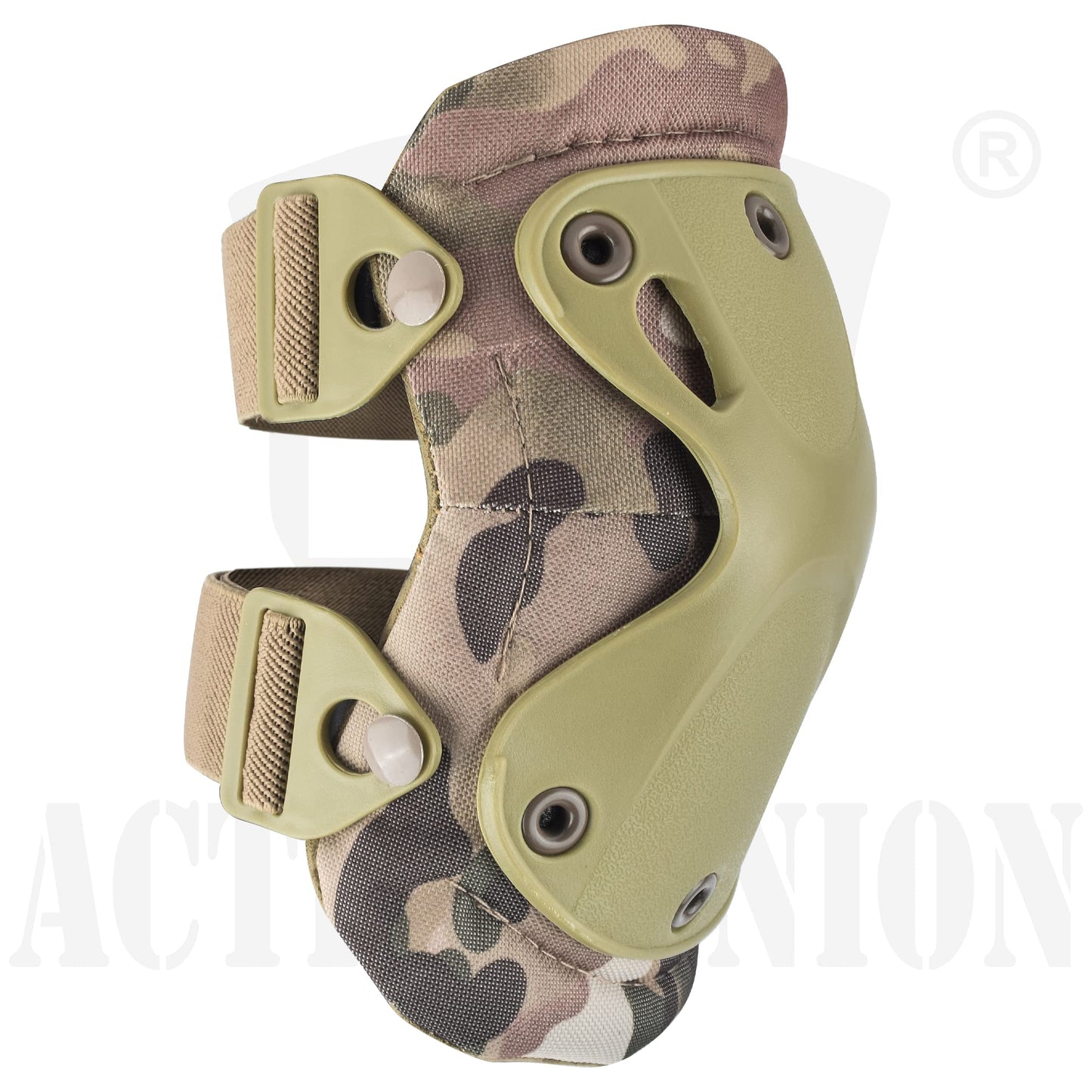 Professional Tactical Combat Knee and Elbow Protective Pads Sets Advanced Tactical Gear Set for Airsoft Paintball Hunting Army Skate Outdoor Sports (CP)