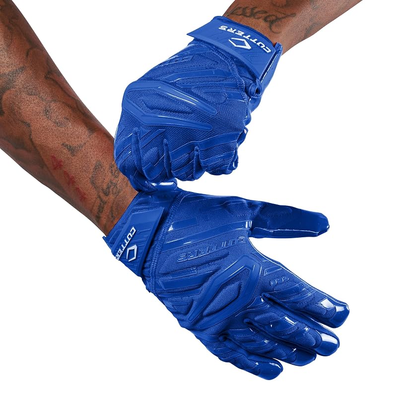 Gamer Padded Football Gloves - Cutters Royal Small Gamer 6.0
