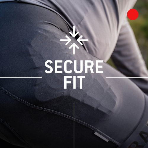 G-Form Slip-in Hip Protectors - Breathable & Lightweight Cycling Pads - Support Gear for Biking Safety - Slip-in Hip Protection Guards for Men & Women - Black, L/XL