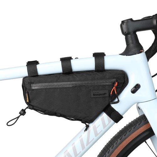 abamita Bicycle Frame Bag Bike Triangle Bag Waterproof Bike Bag 1.7L with Dual Side Mesh Pockets for MTB Road Bike Cycling Commuting and Outdoor Adventures,Water-Resistant