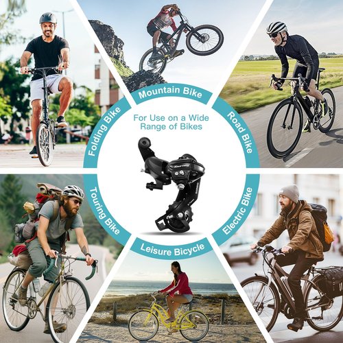 Aikolesa 6/7 Speed Bike Rear Derailleur,RD-TY300 Bicycle Rear Derailleur with Direct Mount for Mountain Bike Road Bikes