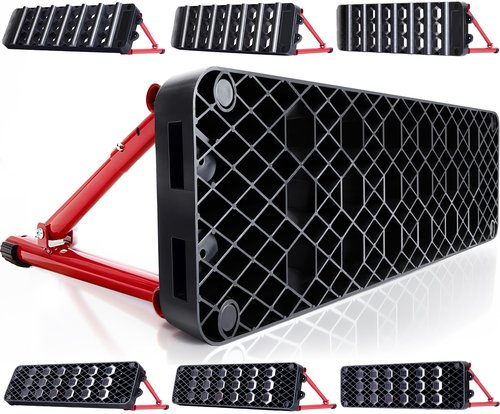 ZEALFEEL Soccer Rebounder Board, Portable Dual Surface Soccer Wall with 3 Adjustable Angles for 6 Rebound Modes for Passing, Control & Reflex, Kick Back Wall Trainer Equipment for All Player Levels