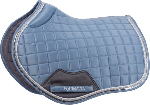 Equinavia Copenhagen Stay Put All Purpose Saddle Pad | Horse - Bluestone Blue - Horse