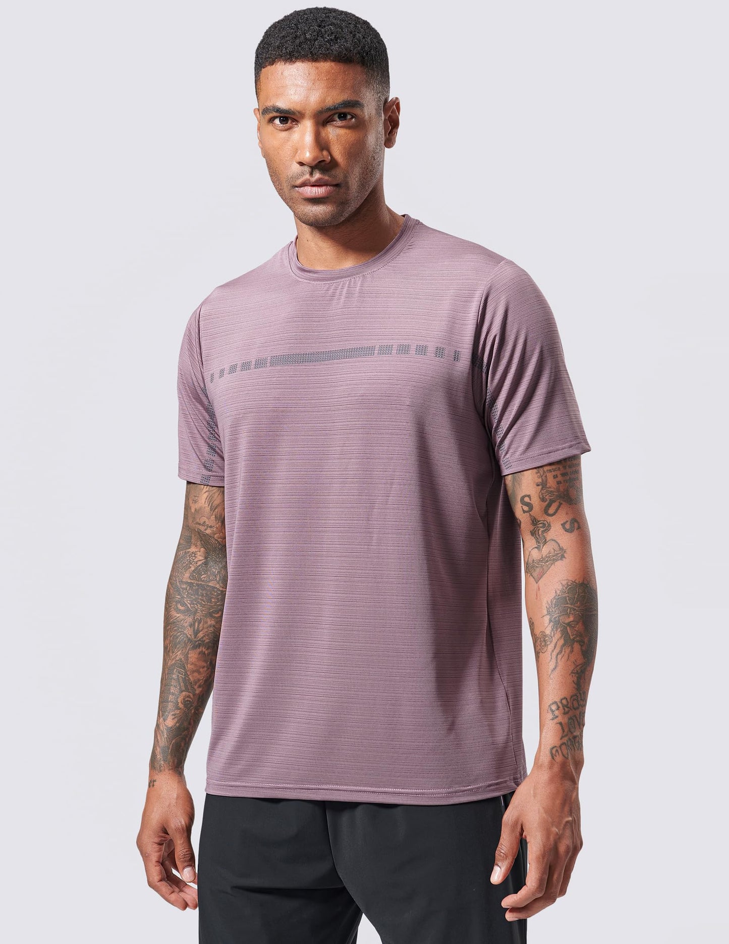 5 Pack Men’s Active Quick Dry Crew Neck T Shirts | Athletic Running Gym Workout Short Sleeve Tee Tops Bulk (Set 12, 3X-Large)
