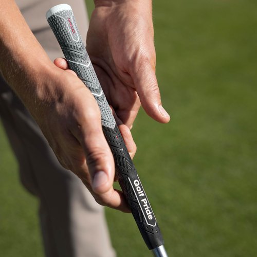 Golf Pride Multi-Compound Plus-4 Align MAX Midsize Grip – Raised Ridge for Consistent Hand Placement, 60R Core, 67g – Moisture-Wicking Cord, Enhanced Feel & Clubface Control