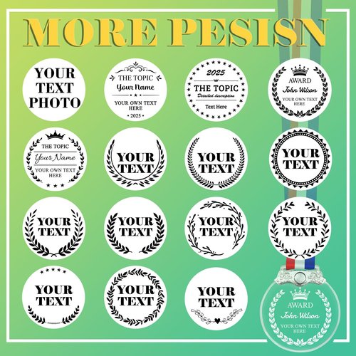 Custom Medals for Awards Personalized Engraved Crystal Medal with Text Name MVP Metal Award Medals-Winner Gold Prizes with Neck Ribbons for Sports Competitions Participation Contests Academic Students