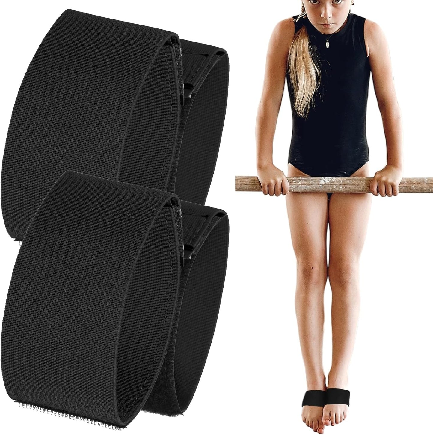 2Pair Back Handspring Trainer, Gymnastics Sticky Toes Gymnastics Tumbling Trainer, Adjustable Bands, Gymnastic Equipment for Home, Gymnastic Stuff