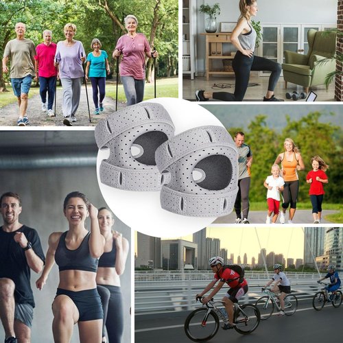 BOVVSKY Wellnee Knee Brace, Wellknee Knee Brace for Women Men, Adjustable Knee Support for Injuries, Sports, and Workouts (2pc-Large)
