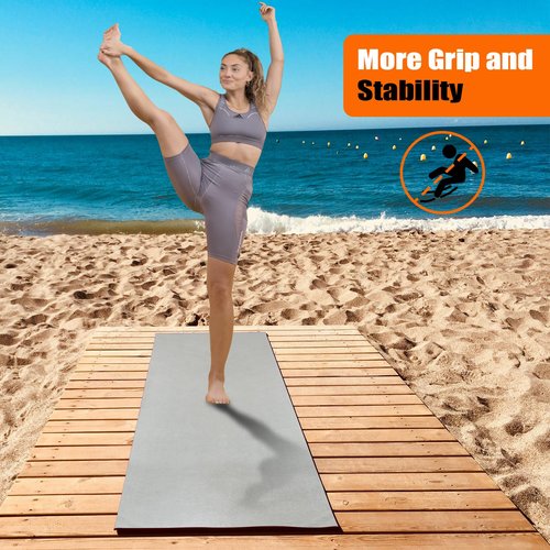 PBHEPJ 4 Pack Hot Yoga Towel, Yoga Mat Towel with Grip Dots (72"x 24"), Microfiber, Super Absorbent Towel Non-Slip for Hot Yoga, Exercise, Fitness, Pilates Gear