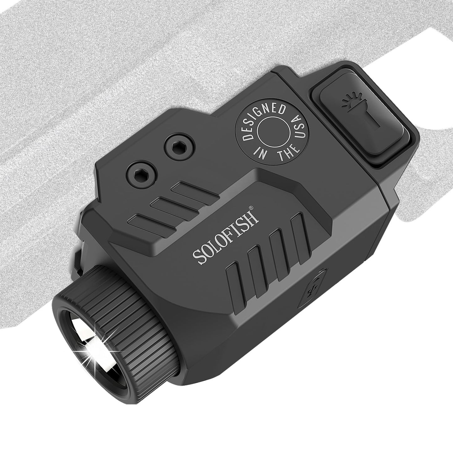 Solofish 800 Lumens Slidable Pistol Light with Strobe & Momentary