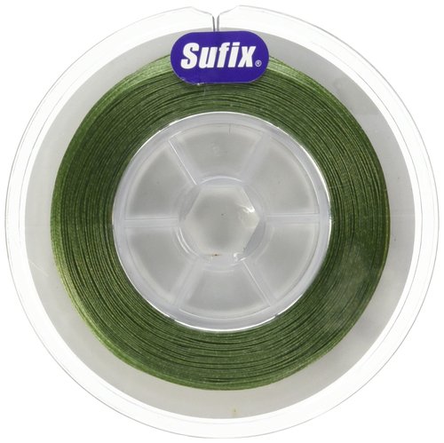 Sufix 832 Braid 30 lb Low-Vis Green, Advanced Braided Fishing Line with Superior Strength, Abrasion Resistance, and Low Visibility, Ideal for Freshwater and Saltwater Angling, 300 Yards