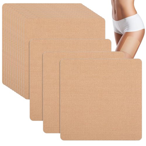Huaerle 50 Pcs Thigh Lift Tape Instalift Tape for Legs Invisible Patch Elastic Anti Chafing Tape for Inner Thigh Sagging Loose Skin Flat Stomach Back Fat Belly, 4.7 x 4.7inch