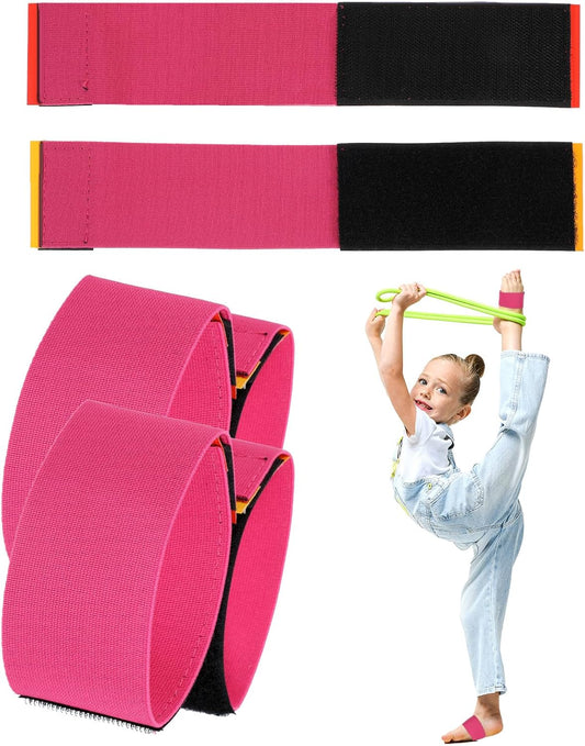 2Pair Back Handspring Trainer, Gymnastics Sticky Toes Gymnastics Tumbling Trainer, Adjustable Bands, Gymnastic Equipment for Home, Gymnastic Stuff