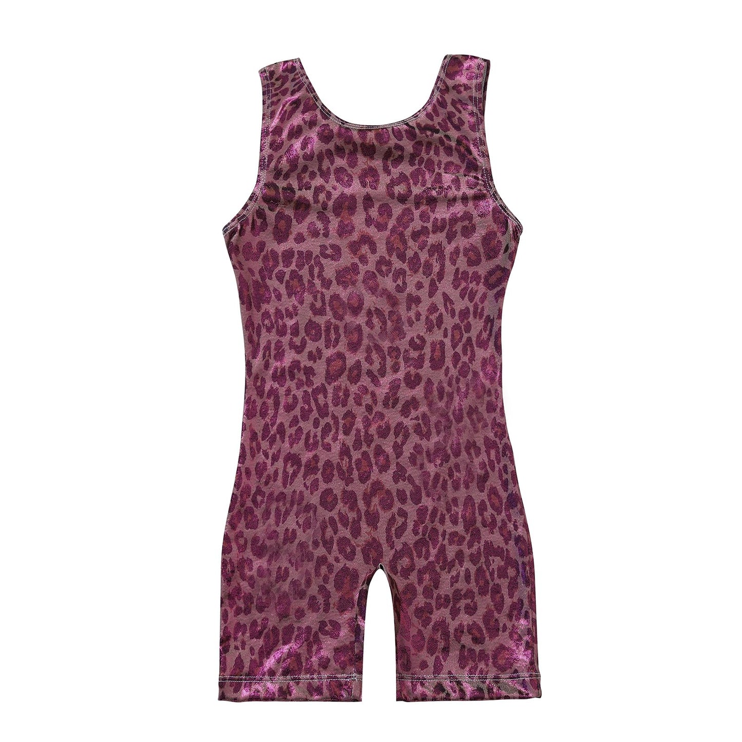 Phineein Leotards for Girls Gymnastics - Toddler Dance Biketards Spotted Pink Leopard Athletic Dance Wear, 4/5