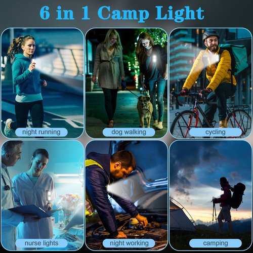 Small Rechargeable EDC Flashlight 600 Lumen, Clip on Running Lights 328 FT Gift for Runners, Safety Bike Lights for Dog Walking at Night, Hands Free Running Accessories Gear for Women Men (1, Black)