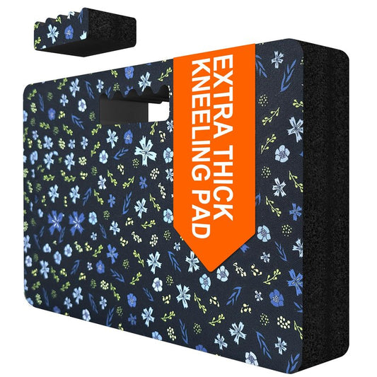 FREEKYROCK Extra Thick Kneeling Pad — Heavy Duty, Extra Large Foam Kneeler Mat for Gardening,Bathing Baby, Workout Supplies,Water & Dirt Resistant, Lightweight, DK Blue