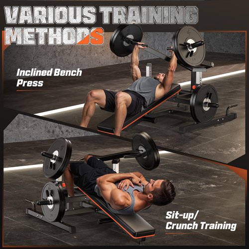 Chest Press Machine, 1250LBS Weight Bench Press Machine with Independent Converging Arms, Adjustable Flat Incline Bench for Chest & Arms, AB Workouts, Shoulder Home Gym Equipment