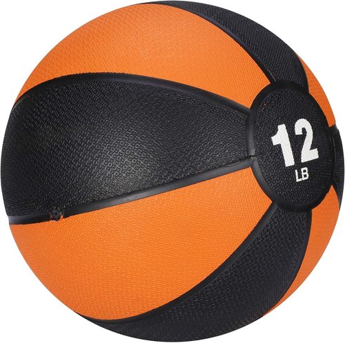 DUNBE Pro Workout Weighted Easy Grip Medicine Ball Body Balance Sport Equipment 12lbs