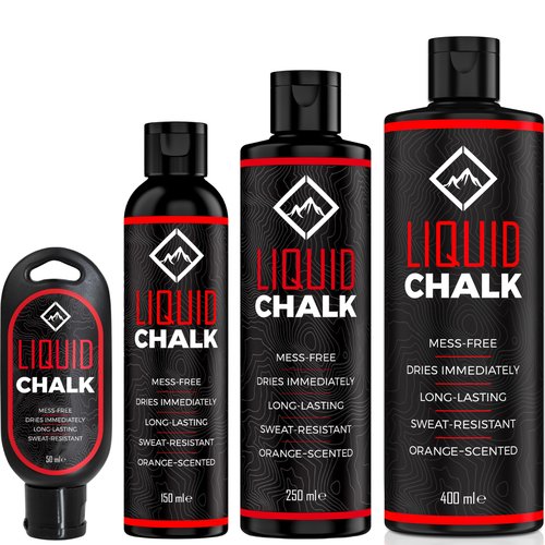 SURVIVOR 250ML Liquid Chalk ??Gym Chalk for Weightlifting, Rock Climbing, Bouldering, Gymnastics, Pole Grip, & More - Lifting Chalk & Climbing Chalk for Dry Hands - Liquid Grip Hand Chalk for Lifting