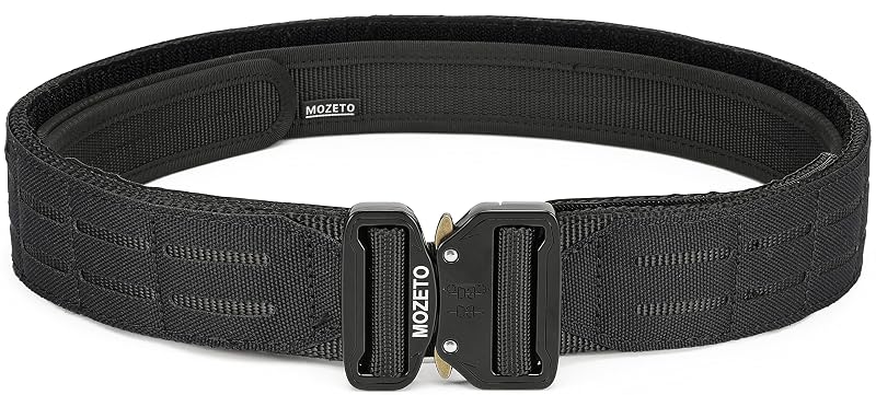MOLLE Battle Belt 2" Quick Release Duty Belt for Law Enforcement Black Large
