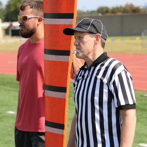 Murray Sporting Goods Men's Referee Shirt Collared Bundle Kit - Referee Shirt, Flag & Whistle Halloween Costume (Large)