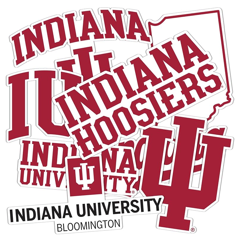 Indiana Hoosiers Sticker Sheet - Desert Cactus Officially Licensed NCAA Decals