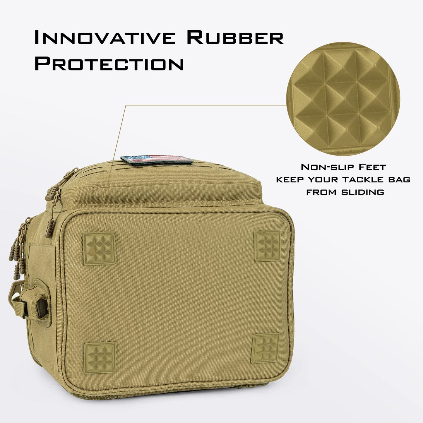 KastKing Karryall Fishing Tackle Bags for Saltwater or Freshwater Fishing - Water Resistant Material - Padded Shoulder Strap - Fishing Gear Storage