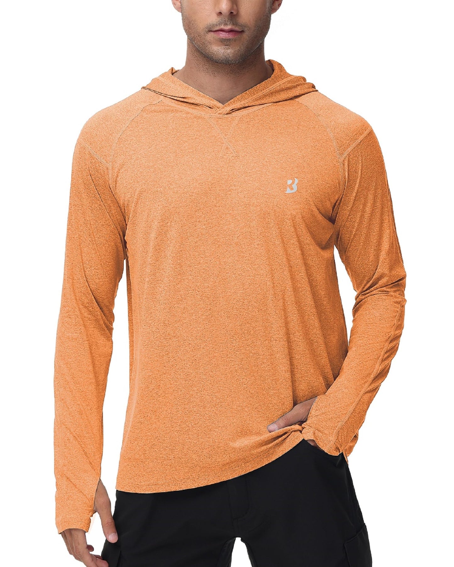 Men's Fishing Rash Guard Shirts - SPF 50+ Long Sleeve UV Sun Protection Shirt for Sports Running Hiking Workout Swimming