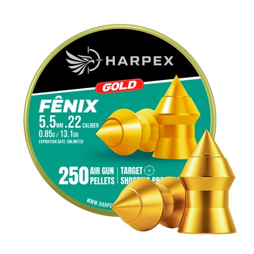 Fenix Gold Airgun Pellets .22 Caliber 13.1gr(0.85g) Pointed - 250ct