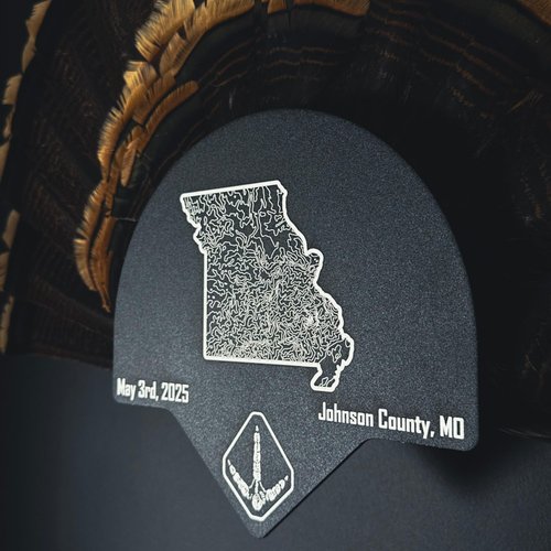 FeatherLok Turkey Fan Mount Kit – No-Screw Customizable Turkey Mounting Plaque | Adjustable Turkey Fan Display – Easy DIY Turkey Plaque Mount