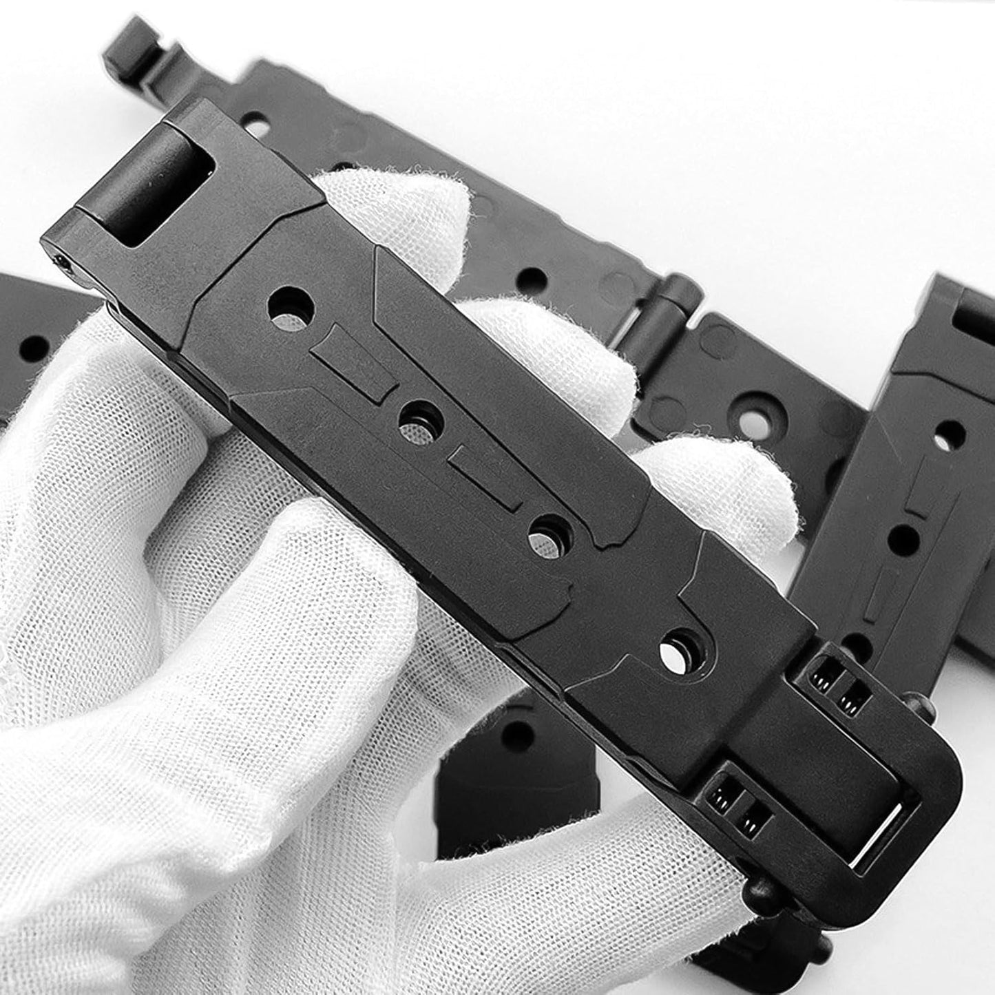 2-Pack Molle Attachment Clips Kit with Mounting Hardware - Durable Molle Straps for Vests, Backpacks, Holsters, Mag Pouches