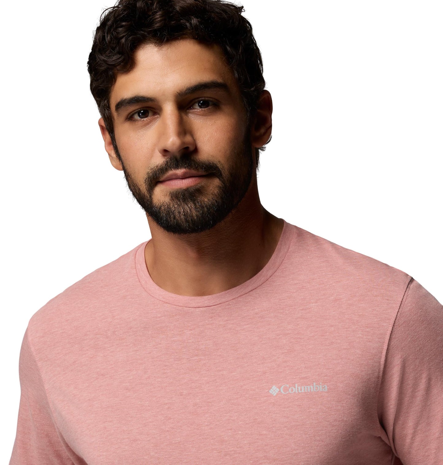 Columbia Men's Thistletown Hills Short Sleeve T-Shirt, Washed Red/Heather, X-Large Tall