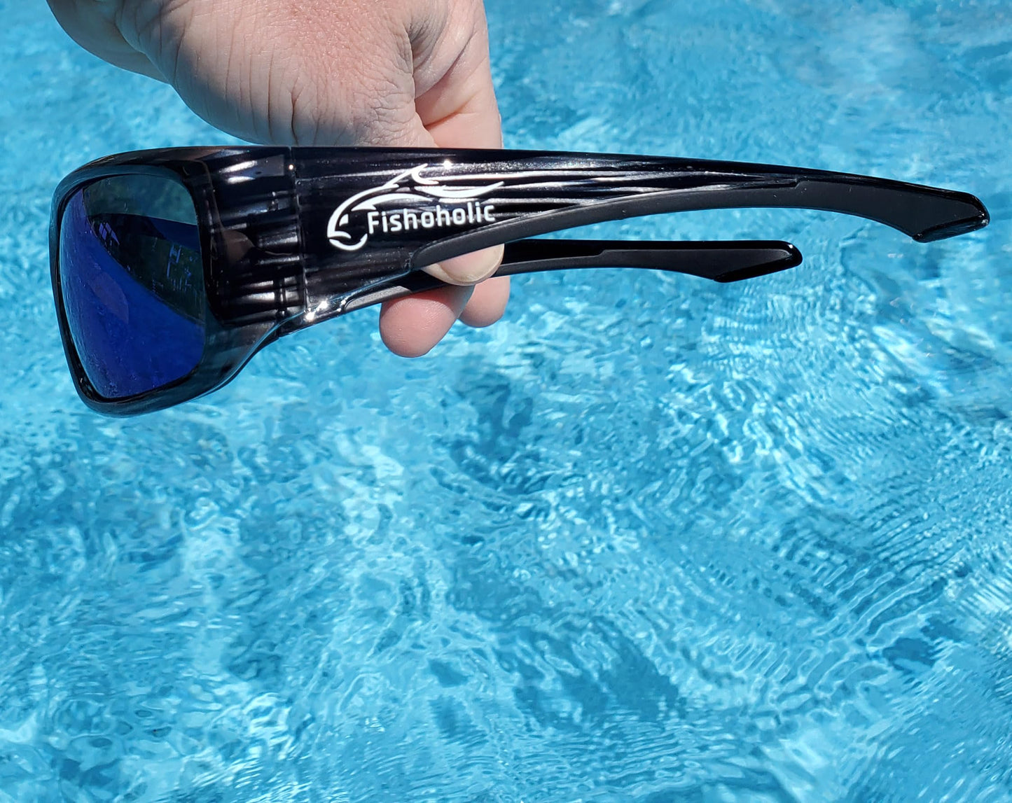 Fishoholic Pro Series Polarized Fishing Sunglasses with Rubber - UV400 Sun Protection Fishing Gift