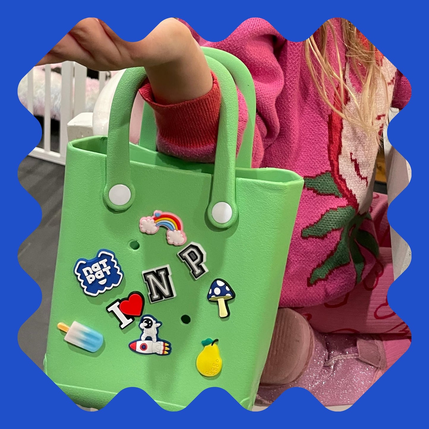 NATPAT Shoes Charms, Sticker Holders for BuzzPatch, Compatable with Crocs