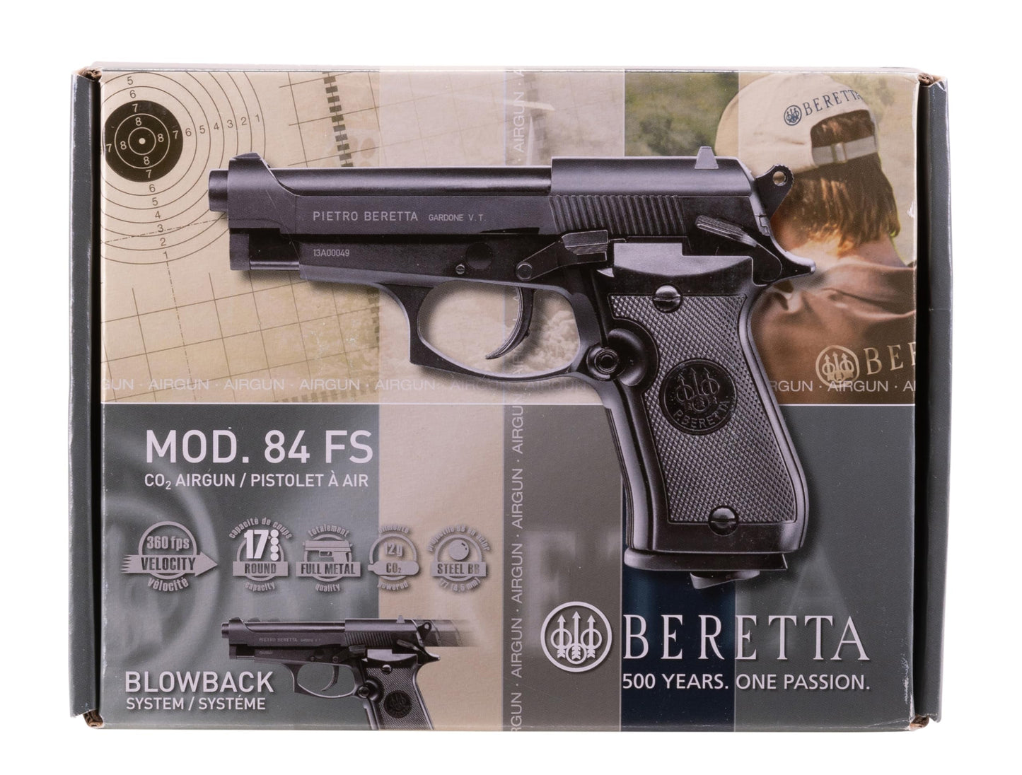 Umarex Beretta MOD. 84FS Compact .177 Caliber BB Gun Air Pistol