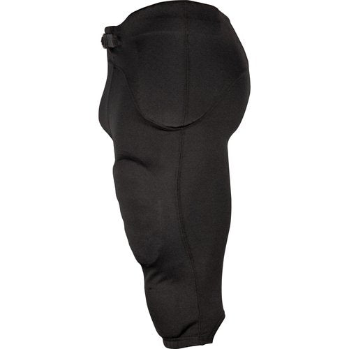 Champro Boys' Safety Integrated Football Practice Pant with Built-in Pads, Black, Large