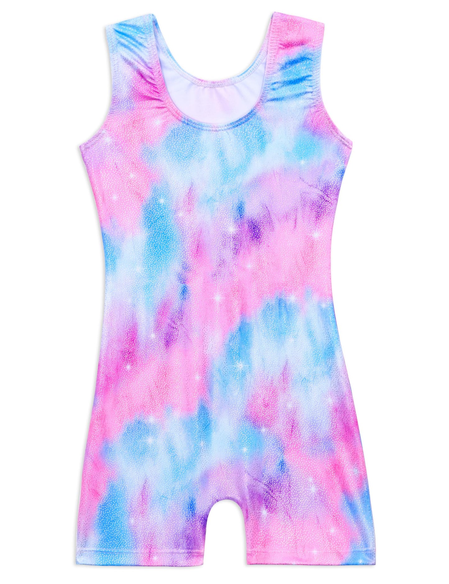 Domusgo Girls Leotards Size 5-6 Years Old Sparkle Multicolor Starry One Piece Durable Athletic Activewear
