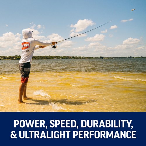 PENN Pursuit IV Inshore Spinning Fishing Reel, Size 4000, HT-100 Front Drag, Max of 15lb, 5 Sealed Stainless Steel Ball Bearing System, Built with Carbon Fiber Drag Washers,Black/Silver