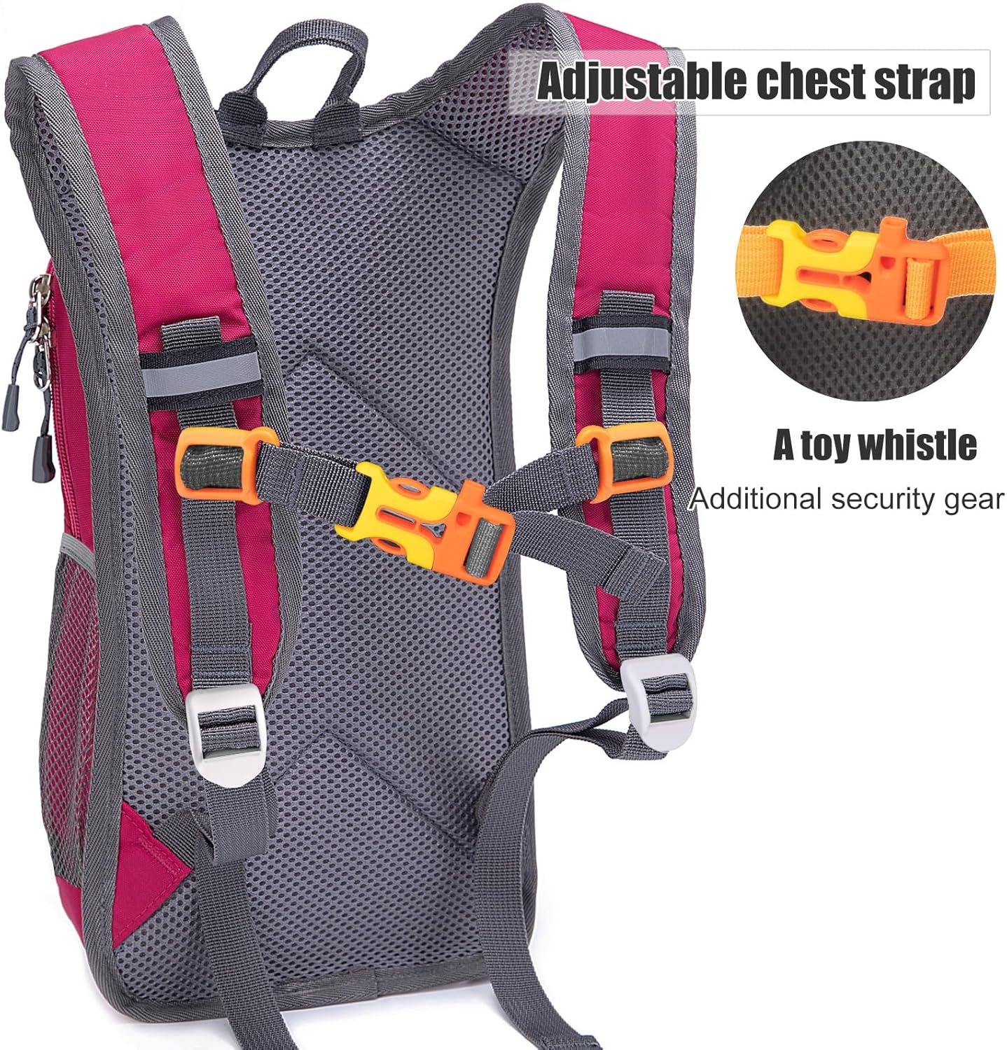 Ivygreen Kids Hydration Backpack, Hiking Backpack for Boys or Girls with 1.5L Water Bladder