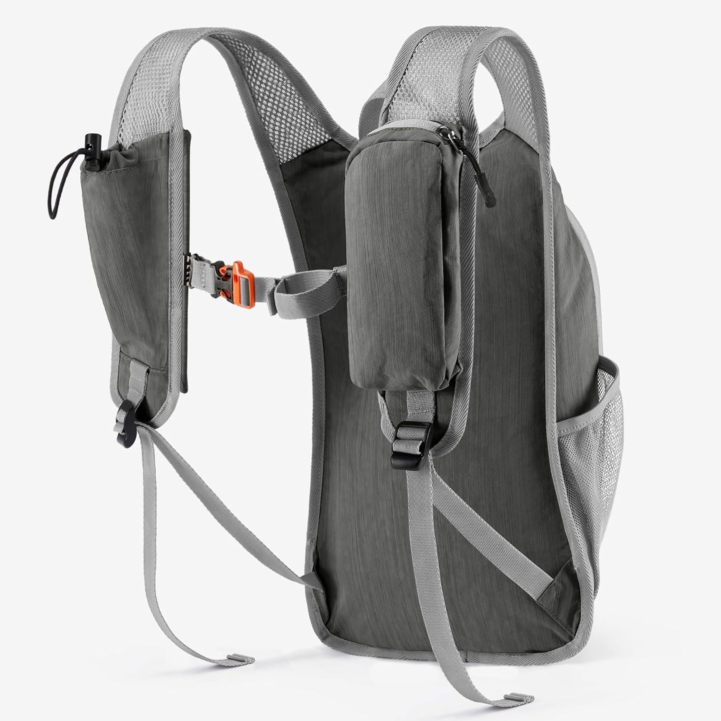 10L Small Hiking Backpack Travel Daypack Lightweight Packable Back Pack for Women Men(Black)