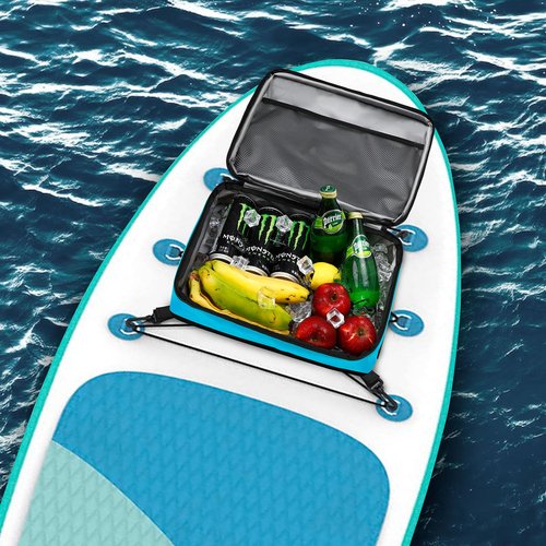 Paddle Board Cooler Bag, WITSTEP Waterproof Surf Sup Deck Cooler Bag Insulated Leakproof 10 Cans, Sup Paddle Board Accessories Bag for Stand Up Paddleboard and Kayak