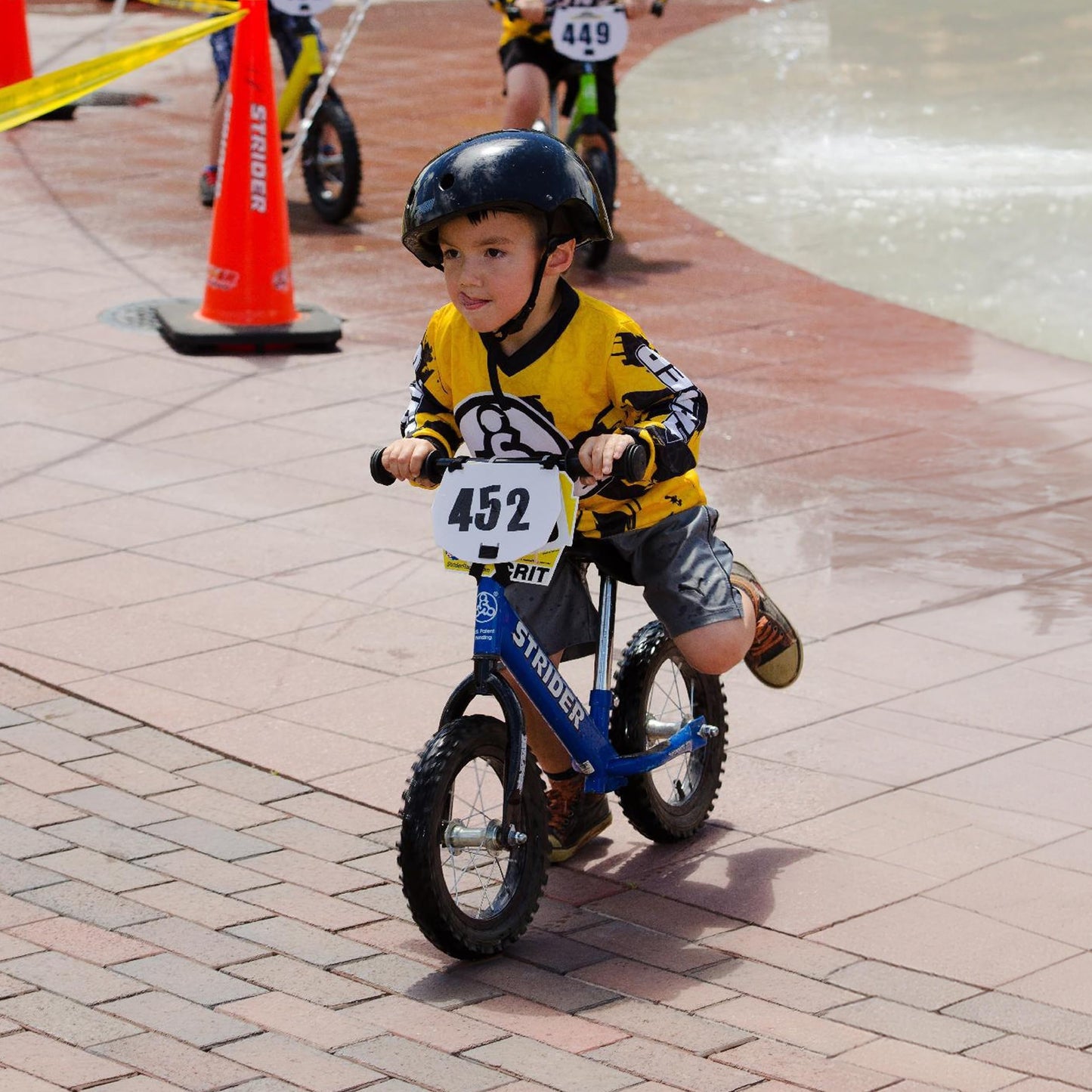 Strider 12 Sport Bike, Blue - No Pedal Balance Bicycle for Kids 1 to 4 Years - Includes Safety Pad, Padded Seat,Mini Grips, Flat-Free Tires -Easy Assembly, Tool-Free Adjustments