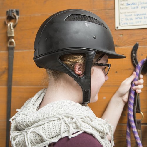 One Knot HAIRNET with 2 Comfort Equestrian Hairnets and 2 Matching Hairties, Dark Brown