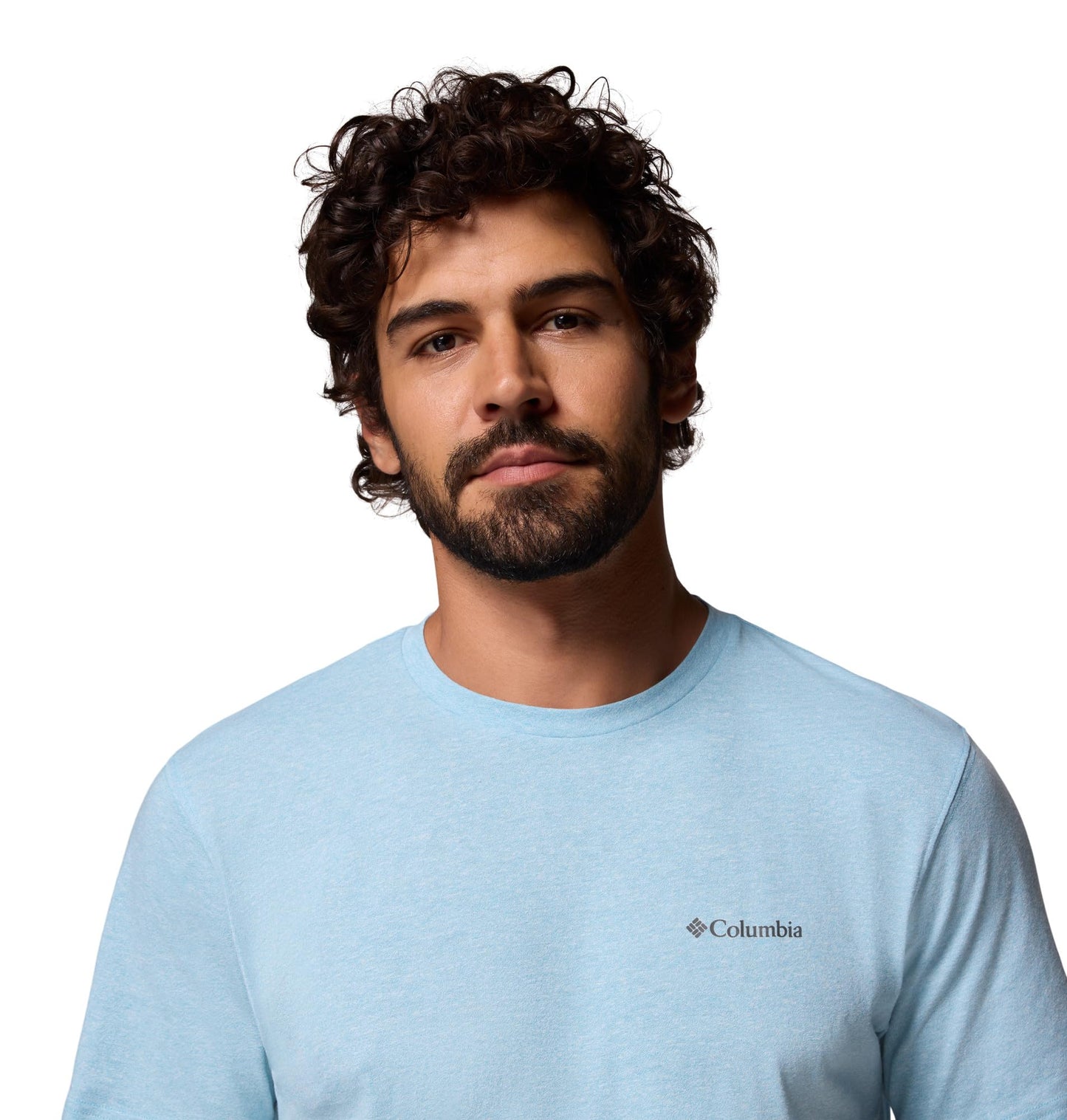 Columbia Mens Thistletown Hills Short Sleeve T-Shirt, Vintage Blue Heather, XX-Large