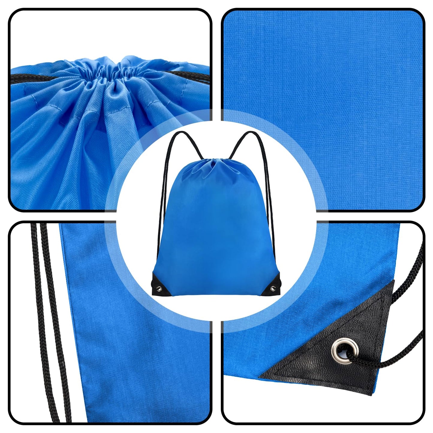 Grneric 28 Pcs Drawstring Backpack Bulk String backpack Drawstring Bags Cinch Sack Gym Sport Traveling String Bag for Men Women