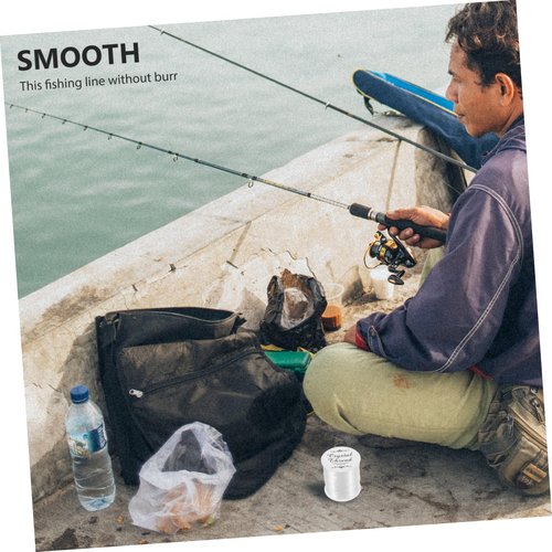 Toddmomy 1Roll Fishing Line String Professional Abrasion Resistant Nylon for Outdoor Sea Fishing Low Memory Resistant Smooth Casting Strong Structure Angling Supplies