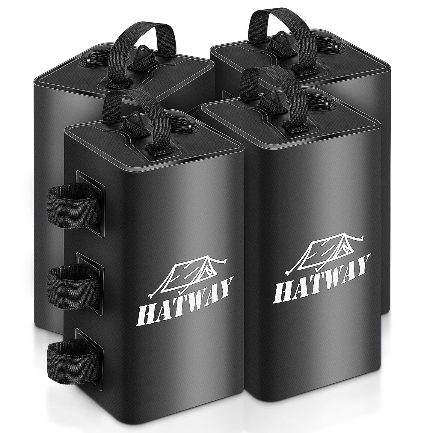 Hatway Canopy Water Weight Bag,88 LBS Water Tent Weights Set of 4 Leg Weights for Pop Up Canopy,Gazebo,Canopies,Tent-4 * 10L-Black
