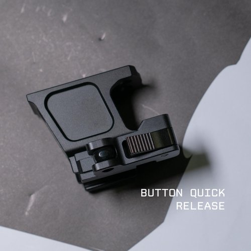 Monstrum Shrapnel Series Red Dot Riser Mount with Hypergrip QD Quick Release | Compatible with Aimpoint Micro T1/T2 Footprint | 2.26" Center Height