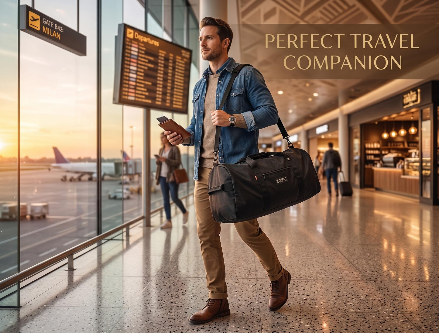Heavy Duty Cargo Duffel Large Sport Gear Drum Set Equipment Hardware Travel Bag Rooftop Rack Bag (24" x 12" x 12", Black)